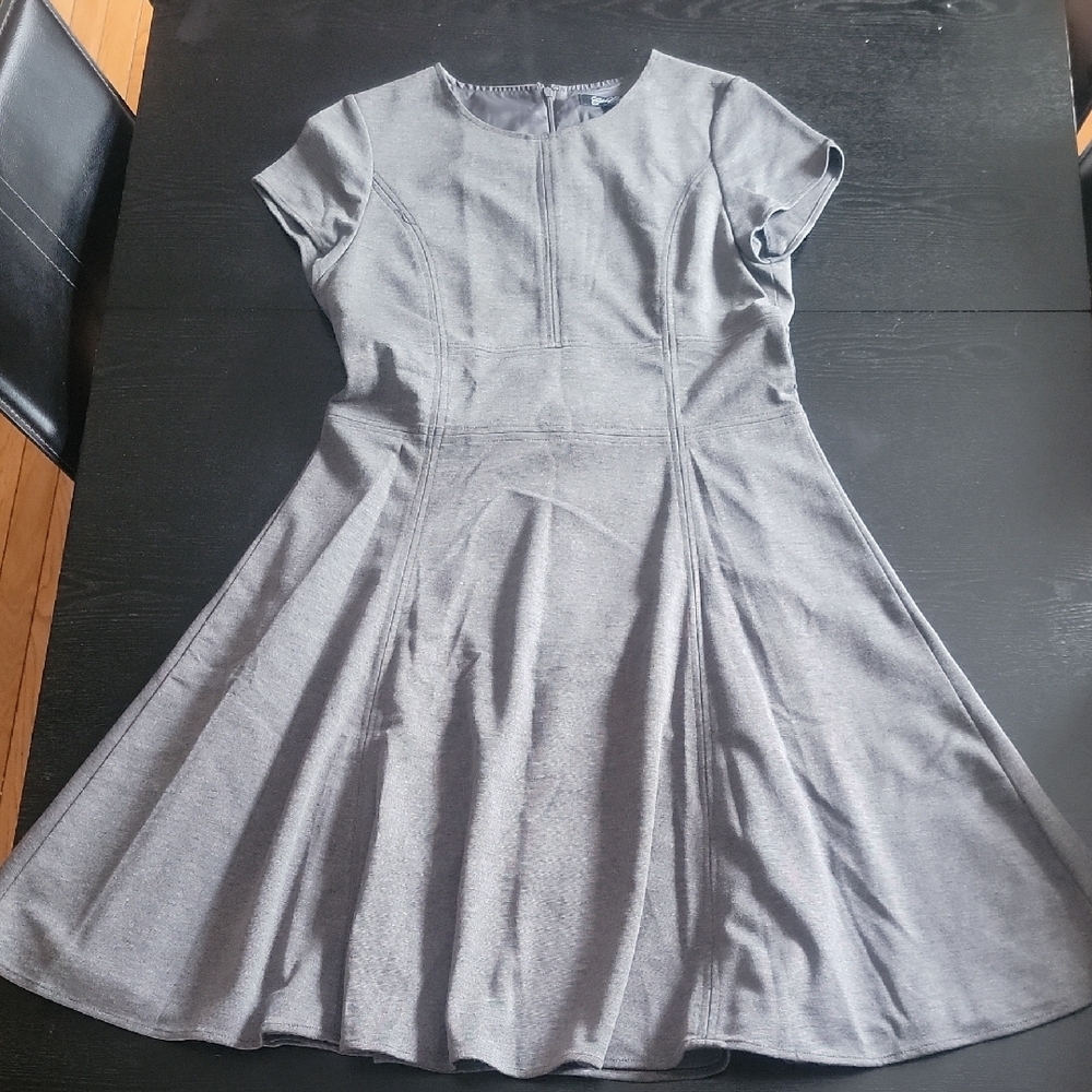 Elegant Gray Women's Dress